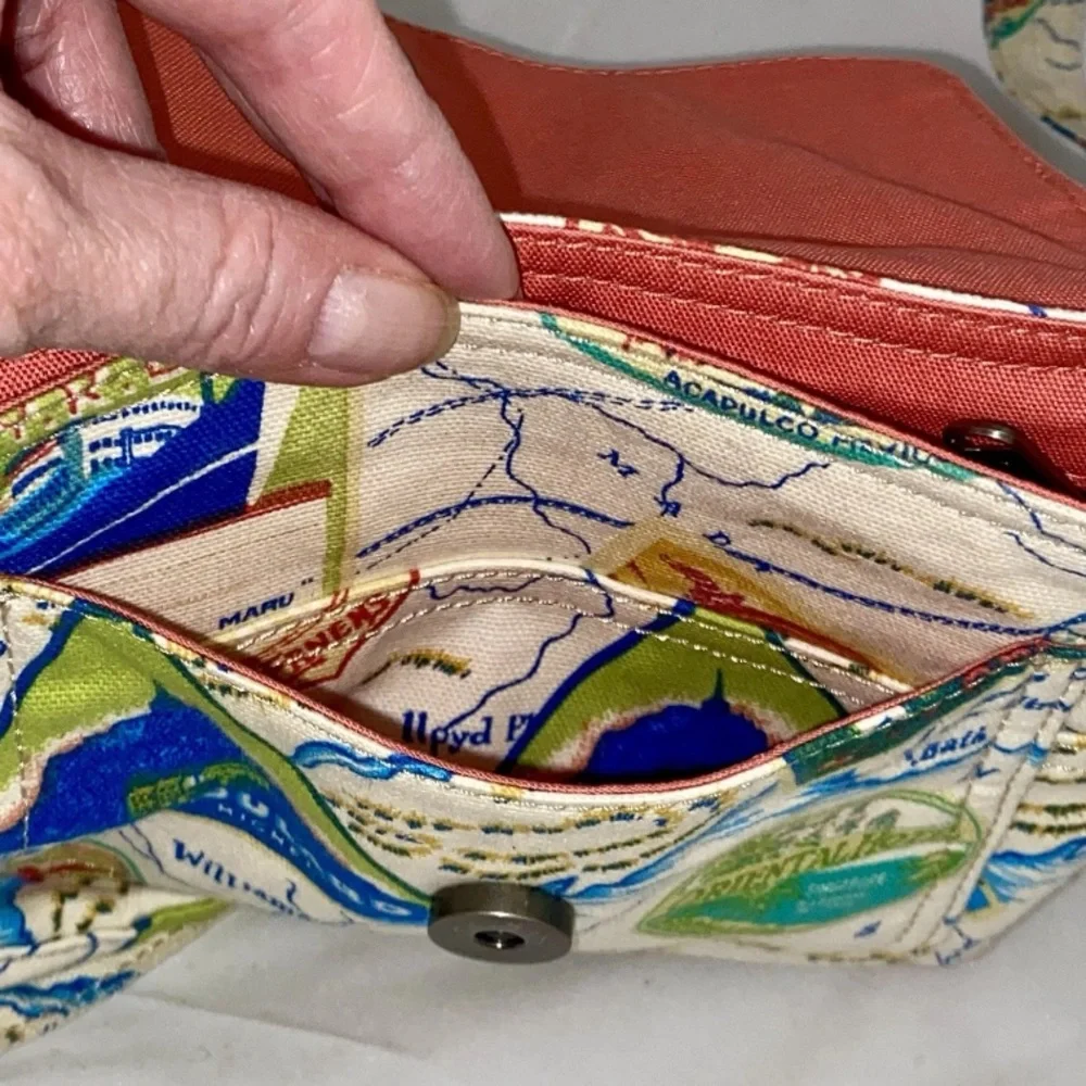Vintage 1994 Fossil St Moritz Crossbody Handbag